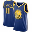NBA 2019 New Blue #11 Thompson Warriors Basketball Clothing Wholesale