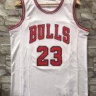 NBA Bulls Jersey Jordan White #23 Hot Pressed Basketball Jersey