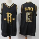 2019 New NBA Lakers #13 HARDEN Black Gold Collection Limited Edition Embroidered Jersey