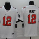 White #12 Brady bucs jersey