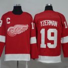 2018 New Season NHL Jersey Detroit Red Wings #19 Yzerman Hockey Jersey
