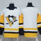 NHL Jersey Penguin Embroidered Hockey Jersey White Yellow