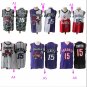 McDermott Raptors Retro Big Dragon Jersey A2 #15 Carter front purple