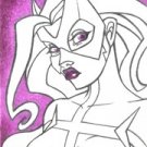 Personal Sketch Card - DC HUNTRESS ACEO Original Art