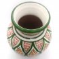 Vintage Morrocan Green Safi Handmade Decorative Vase Artisan Bohemian Decor