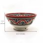 Moroccan Ceramic Bowl Serving Salad Pasta Soup Fruit Rice Dish Hanging Small