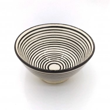 Moroccan Ceramic Bowl Serving Salad Pasta Soup Fruit Rice Dish Hanging Small