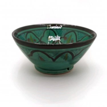 Moroccan Ceramic Bowl Serving Salad Pasta Soup Fruit Rice Dish Hanging Small