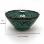Moroccan Ceramic Bowl Serving Salad Pasta Soup Fruit Rice Dish Hanging Small