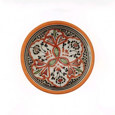 Moroccan Ceramic Bowl Serving Salad Pasta Soup Fruit Rice Dish Hanging Small