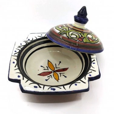 Serving Tagine Handmade Ceramic Moroccan Tajine Dish Exquisite