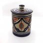 Moroccan Ceramic Cookie Jar Kitchen Container Hand-Painted Multi Utility Kitchen Storage
