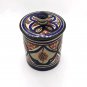 Moroccan Ceramic Cookie Jar Kitchen Container Hand-Painted Multi Utility Kitchen Storage