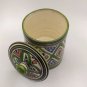 Moroccan Ceramic Cookie Jar Kitchen Container Hand-Painted Multi Utility Kitchen Storage