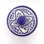 Moroccan Ceramic Cookie Jar Kitchen Container Hand-Painted Multi Utility Kitchen Storage