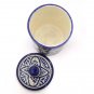 Moroccan Ceramic Cookie Jar Kitchen Container Hand-Painted Multi Utility Kitchen Storage