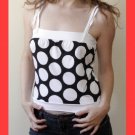 PAPAYA Great Polka Dot Babydoll Top - Small-Medium