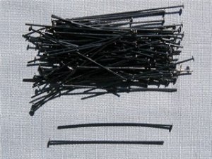 Gunmetal (Black) Headpins