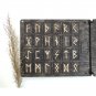 Wooden runes set, Elder futhark runes, Norse pagan, Viking runes