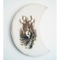 Witchy home decor Moon wall hanging Crescent moon