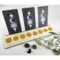 Chakra elements tarot card holder, Oracle card display, Yoga altar supply