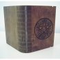 Pentagram wooden box, Tarot card box, Witch mystery box, Tarot cards deck