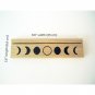 Moon phases wood stand card holder, oracle card stand, altar card holder