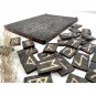 Runes set, Black wood runes, Witchcraft supplies, Norse pagan, Divination tools