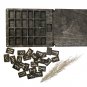 Runes set, Black wood runes, Witchcraft supplies, Norse pagan, Divination tools