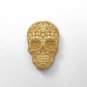 Set of 10 witchy wood decor, Engraved sugar skull, Wood jewelry accessories