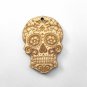 Set of 10 engraved sugar skull, Halloween decoration, DIY unfinished laser cut