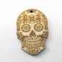 10 Pcs DIY wood sugar skull, Halloween decoration, Witchy decor