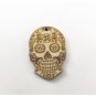 10 Pcs DIY wood sugar skull, Halloween decoration, Witchy decor