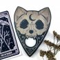 Planchette for ouija board, Wood ouija planchette, Creepy occult decor, Gothic