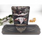 Tarot card stand, Death head moth tarot card stand, Lenormand or oracle cards