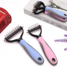 Hair Removal Comb for Dogs Cat Detangler Fur Trimming Dematting Deshedding Brush Grooming Tool