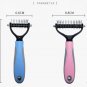 Hair Removal Comb for Dogs Cat Detangler Fur Trimming Dematting Deshedding Brush Grooming Tool