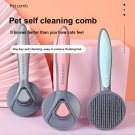 Self Cleaning Comb Dogs Hair Removes Cat Comb Massage Cleaner Pet Brush Hair Remover Slicker Brush