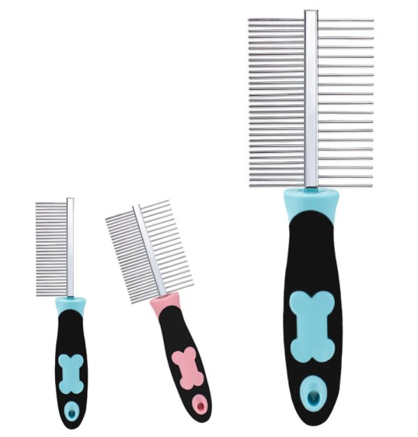 Cat Comb Brush Needle Pet Hair Brush for Puppy Double-Sided Hair Remover Pets Beauty Grooming Tool