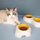 Pet Bowl Drinking Water Single Double Bowl Dog Bowl Cat Bowl Anti-overturning Pet Food Bowl Supplies