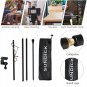 Portable Lamp Stand Hook Folding Lantern Post Pole Collapsible Hanging Light Stand Holder Outdoor