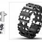 Multi tool Bracelet Thread Bracelet Stainless Steel Bolt Driver Tool Kit Wearable Bike Outdoor