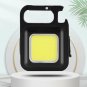 Portable Pocket Flashlight Outdoor Tool USB Rechargeable Mini LED Flashlight Work Light 4 Light Mode