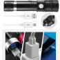 Ultra Bright LED Flashlight T6LED lamp Waterproof Torch Zoomable 5modes Multifunction USB charge
