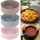 Air Fryer Silicone Basket Airfryer Silicone Pot Air Fryer Pot Baking Basket With Handle Microwave
