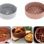 Air Fryer Silicone Basket Airfryer Silicone Pot Air Fryer Pot Baking Basket With Handle Microwave