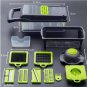 Multifunctional Vegetable Cutter Fruit Slicer Grater Shredders Drain Basket Slicers 8 In 1 Gadgets