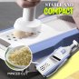 4 in 1 Vegetable Fruit Onion Cutter Potato Masher Adjustable Grater Cucumber Slices Dicing Kitchen