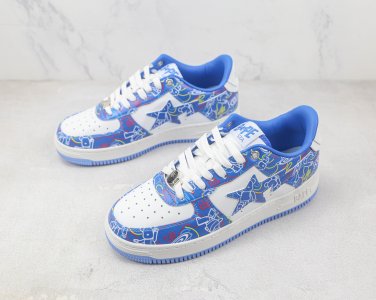 スニーカー A Bathing Ape Bape Sta Medicom Toy Bearbrick Camo Blue Bape | Shoes | A Bathing Ape Bape Sta Medicom Toy Bearbrick