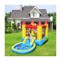 Inflatable Water Slide and Bounce House and Jumping Castle and Splash Pool for Kids with Blower